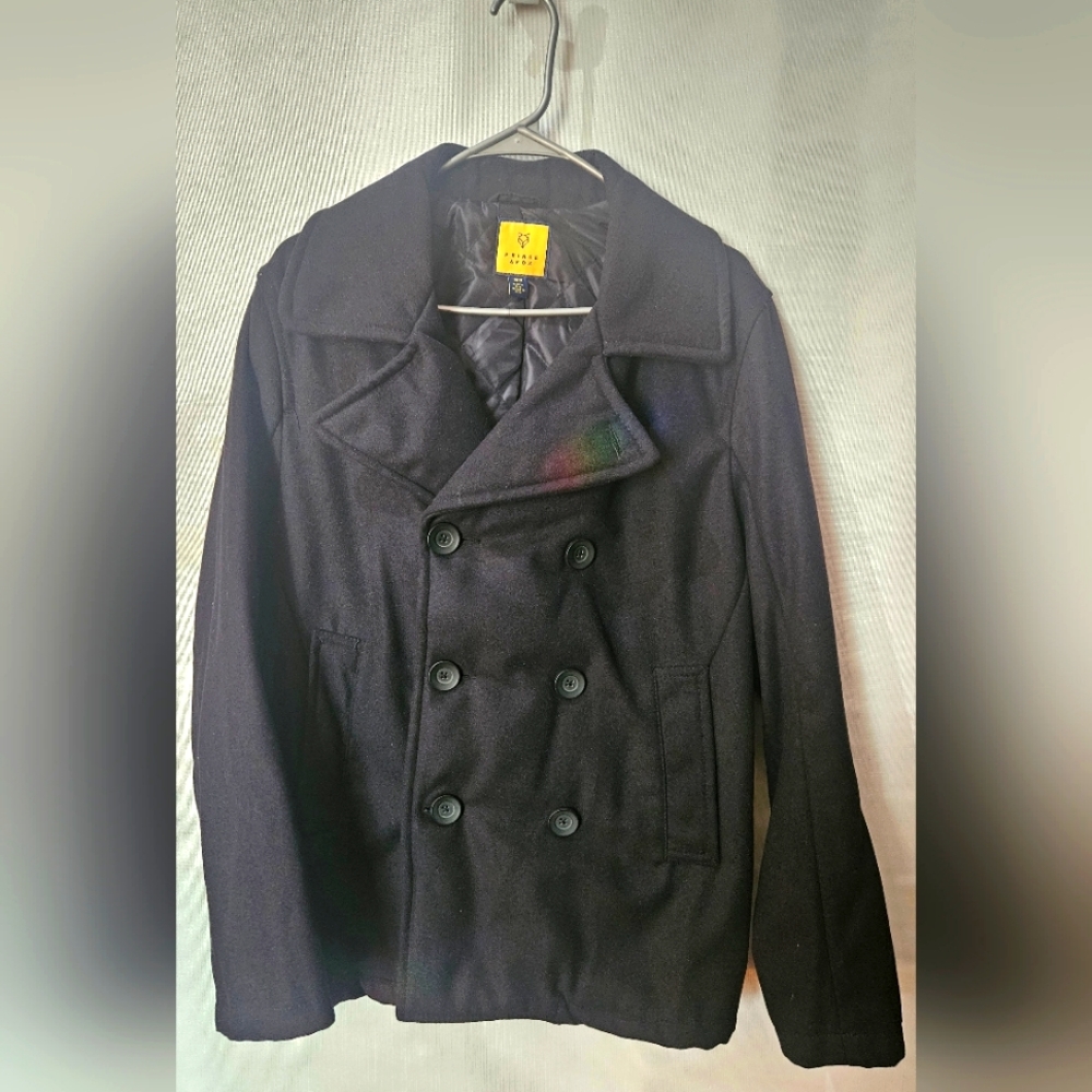 Black pea coat